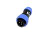 Circular Connector Plastic IP68 Screw Lock Cable End Plug 3 Poles Male [XY-CC210-3P-I-1N]