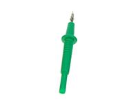 Test Probe - Green - Stainless Steel Needle Tip with Protective cap - 4mm Con. CATII 10A/1KVAC [XY-PRUF2400E-GRN]