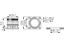 Circular Connector M23 Signal Panel, Square Flange Housing, Male Thread with Anti-Vibrating O Ring [7410000000]