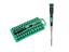 SD-9828 :: 58pcs Screwdriver Set Includes the Essential Bits for Opening of Smartphones, Tablets, Notebooks, Electronic Device Cases and Most Branded Video Games [PRK SD-9828]
