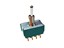 Toggle Switch Miniatue 4 Pole Double On None On, 2 Position, 6A/28 VDC, 125 VAC, 3A/250VAC PCB Gold Flash Contacts [MTA406NPC]