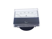 Panel Meter, measuring DC Amps with Range 1A and Shank 52mm with face Size 70x60mm [PM1 1ADC]