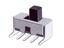 Slide Switch • Form : SPDT • 0.5A-50VDC • PCB-Right Angle • Slide, Lever:4mm Actuator [SS12F23-G4]