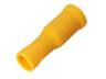 Insulated Bullet Lug • Female • 5mm Stud • for Wire Range : 2.5 to 6.0 mm² • Yellow [LX40000]