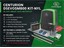 Centurion D5 EVO Smart Gate Motor Kit - Includes: 2X4 Button Remotes - 1X12V7AH Battery - Base Plate & 2X2M Nylon Racks, Excludes Anti-Theft Bracket [CEN D5EVOSMB00 KIT-NYL]