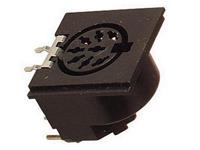 PCB Mount Din Socket • 8 way • Right Angled Pins [SB350RDC-ECN RD]