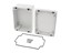 ABS Enclosure 120 X 90 X 60MM Grey Watertight IP66 Recessed Lid For Membrane Or Keypad for Indoor Use [1555FGY]