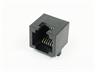 6 way Low Profile RJ12 Modular Socket Connector with PCB Right Angled Termination [XY-RJ5326]