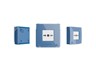 Wireless Wall-Mounted Button for Manual Fire Alarm Activation, FREQ:868.0~868.6MHz, 2xCR123A, Operating Temp:0°С~+50°С, Compatibility:HUB 2 (2G/4G) HUB+, HUB 2+, HUB Hybrid 2G/4G & REX/REX2 Extenders, 102×104×39mm, 214g [AJAX MANUAL CALL POINT (BLUE)]