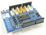 A000079 - Arduino Motor Shield rev3 is based on the L298 which is a dual full-bridge driver designed to drive inductive loads such as relays etc. [ARD MOTOR SHIELD REV3]