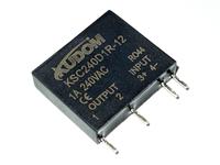 240VAC 1A Single Phase SIL Solid State Relay with 12VDC Control Voltage and Random turn On [KSC240D1R-12]