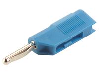 4mm Stackable Screwed Banana Plug • Blue [VSB20 BLUE]