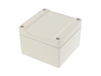 ABS Enclosure 90X90x90,5mm Grey Watertight Ip66 Recessed Lid For Membrane Or Keypad For Indoor Use [1555EGY]