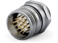 Circular Connector M23 Single. Panel Jam Nut Housing Male Thread. Front Mounting. With Anti-Vibrating O Ring [7420000000]