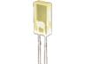 2.5 x 5mm Rectangular LED Lamp • Yellow - IV= 4mcd • Yellow Diffused Lens [L-383YDT]