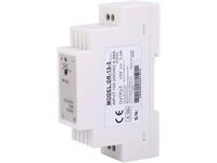 15W DIN Rail Mount Power Supply. Input 100 - 240VAC. Output 5V 3A DC [PSU SWMDR15-5 15W 5V 3A]