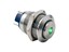 Vandal Resistant Push Button Switch 12mm Momentary. Raised Button Red DOT LED 1,8V - 1n/o 2A-36VDC -IP65-Stainless Steel (Anti Vandal) [AVP12R-M1SDR1V8]