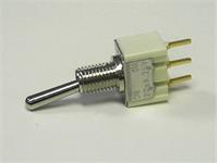 Midget Toggle Switch • Form : SPDT-1-1 • 20mA-25VAC • PCB-Terminal • Standard-Lever Actuator [MS510AB]