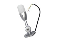 Industrial LED Tubular Multi Function Beacon Lamp 1 Layer Continuos Red/Yellow/Green 24VDC PNP With Foldable Mounting Base 50mm Ø x189mm With Flylead IP20 [CLX-OLC-101-B-RYG]