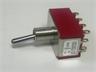 Miniature Toggle Switch • Form : 4PDT-1-0-(1) • 5A-120 VAC • Solder-Lug • Std-Lever Actuator [8409]