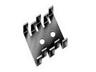 Finger-Shaped Heatsink for SOT-32,TO-220 • pattern Drilled • Rth= 18 K/W • Length : 30mm • Black Anodised surface [FK210SACB]