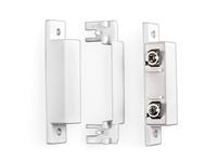 100VDC 500mA White Magnetic Switch N/C ABS, 15mm Active Gap Max [MAG N/C WHITE + COVER]