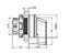 Selector Lever Switch Actuator • 30mm Standard Bezel • 2 pos., Latching V-90° [SL308L2V]
