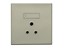 VETI 3 Single RSA Socket 1x16A (100x100mm) Titanium [VETI 3V21TT]
