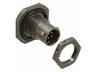 4 way Male Cylindrical Receptacle with Bayonet Lock and Jam Nut (MIL-C-24682) [PT07A-8-4P]