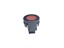 Switch SPST Non-Latching PTM OFF(ON) 1A 125VAC Round Mini Snap-In - JST Connector. Termination (Without Leads) 18mm [MS950 RED]