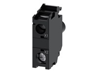 LED Module With integrated LED 110 V AC, Green, Screw Terminal, For Front Plate Mounting [3SU1401-1BC40-1AA0]