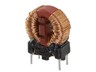 Common Mode Power Line Inductor 10MH 700mA 350mΩ, Tolerance:30%, Voltage:250VAC, Vertical 4 Pin Through-Hole, Operating Temp:-40°C~125°C, Lead Pitch:10mm, 15x7.5x18mm, Toroidal Chokes, WE-CMB, Lead Diameter:0.7mm, Toroidal Choke [10MH 700MA INDUCTOR]