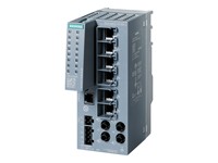 SCALANCE XC206-2 Manageable Layer 2 IE Switch; IEC 62443-4-2 Certified; 6X 100 Mbit/S RJ45 Ports; 2X 100 Mbit/S ST/BFOC Ports; 1X Console Port; [6GK5206-2BB00-2AC2]