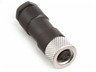 Circular Connector M8 Cable Female Striaght. 4 Pole Screw Lock 5,5mm Max. Cable Entry [RKMC 4]