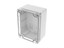 Polycarb Enclosure 120 x 90 x 60mm Clear Lid Grey Body IP66 [1554F2GYCL]