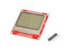 84x48 LCD Nokia 5110 LCD Module with White Backlight [BMT NOKIA5110 DISPLAY RED BOARD]