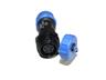 Circular Connector Plastic IP68 Screw Lock Female Cable End Receptacle With Cap 5 Poles 5A/180VAC 4-6,5Mm Cable OD [XY-CC131-5S-I-C]
