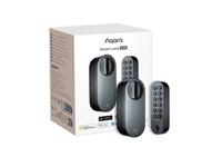 Aqara Smart Retrofit Door Lock U200 Black * Requires Agara Hub M3 * Supports Various Entry Methods Like Fingerprint, NFC, Passcode & More , Supports Apple Home, Google Home, Alexa and SmartThings , Keypad:4xLR3 AAA 1.5V Batteries or Wired IPX5 [AQARA SMART DOOR LOCK U200B]