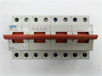 ACDC DIN Rail Changeover Switch 100A 4Pole ON-OFF-ON 400V [CHANGEOVER SWITCH SF4P100]