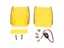 ABS Enclosure 117 x 79 x 24mm Soft Sided Yellow with Bettery Compartment [1553BYLBKBAT]