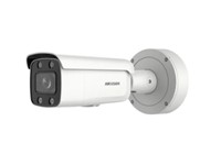 Hikvision ColorVu Motorized Varifocal Bullet Network Camera 4MP 3.6~ 9mm Lens, 60m IR, 1/1.8"CMOS, 24/7 Colorful Imaging, 32Kbps~8Mbps, H.265/ H.264, Max RES:2688×1520, Built-in Micro SD Slot, Up to 512 GB, 1xRJ45 10M/100M, 12VDC & PoE, IP67 [HKV DS-2CD2647G2-LZS (3.6-9MM)]