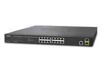 Planet 16 Port 10/100/1000T + 2 PORT 10/1000X SFP Managed Switched [GS-4210-16T2S]
