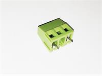 10mm Screw Clamp Terminal Block • 2 way • 16A - 250V • Straight Pins • Green [CLL10-2E]