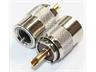 UHF Plug • 50Ω • Solder with Cable : 10.3mm RG213. [54S102-015A3]