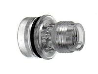 Male Adapter M18 ~ M12 • 4way • Solder • with Sealing Hole • Transparent • 125V 3A [09-0435-50-04]