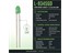 LED Diffused Dome 3mm Super Bright Green 40MCD [L-934SGD]