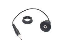 3.5mm Stereo Jack Panel Cordset Plastic, 3.5mm Female - 3.5mm Stereo Male Plug 30CM Flylead Front mounting Rear Jam Nut fastening [XY-ST3,5PJF-2/30]