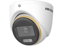 Hikvision Smart Hybrid Light ColorVu Turret Fixed Camera 2MP 2.8mm Lens, 20M, PAL/NTSC, Res:1920×1080, 3D DNR, ICR, Lens Mount:M12, STD/HIGH-SAT/HIGHLIGHT, TVI/AHD/CVI/CVBS, Metal, WDR/BLC/HLC, 12VDC, IP67 [HKV DS-2CE70DF3T-LMFS (2.8MM)]