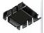 Finger-Shaped Heatsink for TO-220 Clip-On • Rth= 18 K/W • Length : 25.4mm • Black Anodised surface [FK224SA220-1]