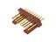 Wafer Header SIL Straight PCB Pole 10W 1A 2,54MM (Colour: Brown) [CX4030-10A MOLEX]